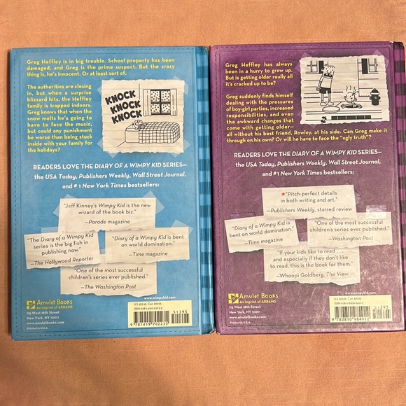 Diary of the wimpy kid books 6 and 5 hardcover - Picture 2 of 2